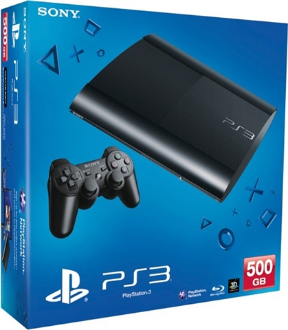 PlayStation store 3 Super Slim Console in Black 500 GB